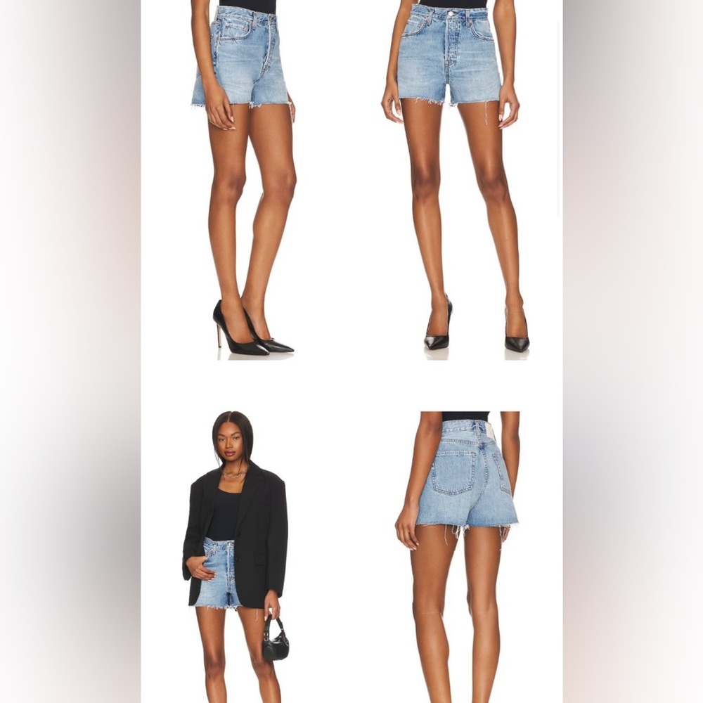 GRLFRND | NEW Jules Super High Rise Vintage Denim Short in Dume Cove Size 29